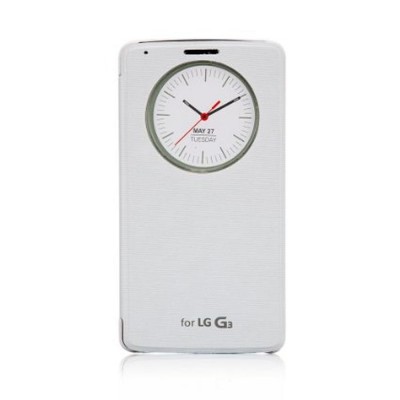 Flip Cover for LG G3 Prime - Silk White