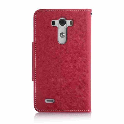 Flip Cover for LG G3 VS985 - Red