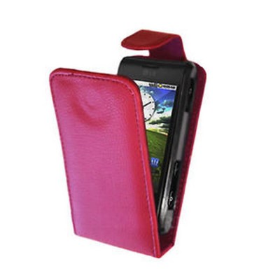 Flip Cover for LG GT540 Optimus - Red