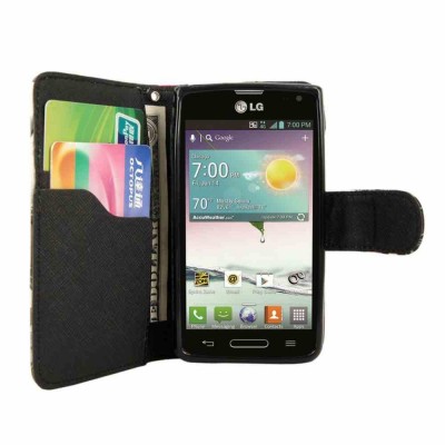 Flip Cover for LG MS659 - Black