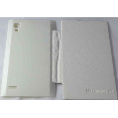 Flip Cover for LG Optimus Black (White version) - White