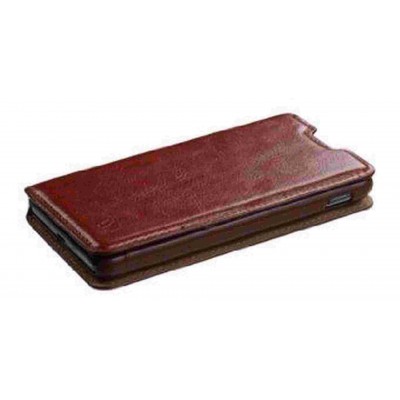 Flip Cover for LG Optimus F6 D500 - Brown