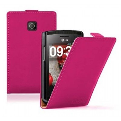 Flip Cover for LG Optimus L1 II E410 - Pink