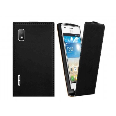 Flip Cover for LG Optimus L5 Dual E612 - Black
