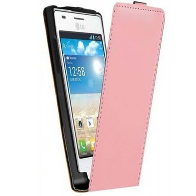 Flip Cover for LG Optimus L5 Dual E612 - Pink