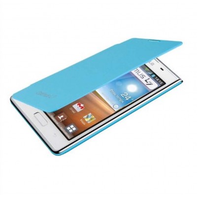 Flip Cover for LG Optimus L7 P700 - Light Blue