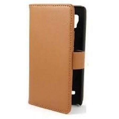Flip Cover for LG Optimus L9 P768 - Brown