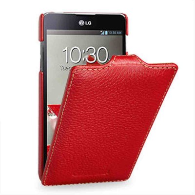 Flip Cover for LG Optimus LTE II - Red