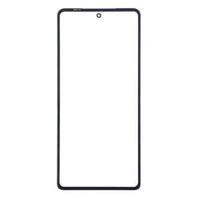 Replacement Front Glass For Motorola Edge 30 Black By - Maxbhi Com