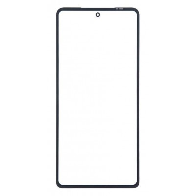 Replacement Front Glass For Motorola Edge 30 Black By - Maxbhi Com