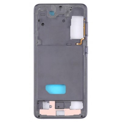 Lcd Frame Middle Chassis For Samsung Galaxy S21 5g Grey By - Maxbhi Com