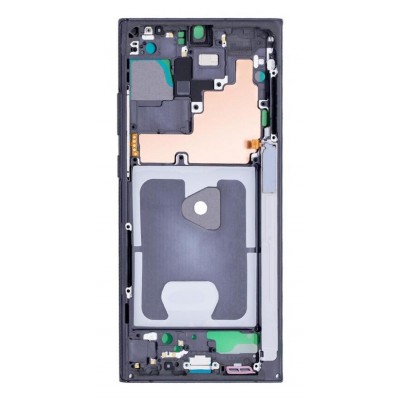 Lcd Frame Middle Chassis For Samsung Galaxy Note 20 Ultra 5g Black By - Maxbhi Com