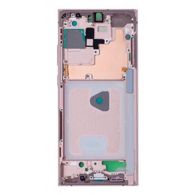 Lcd Frame Middle Chassis For Samsung Galaxy Note 20 Ultra 5g Bronze By - Maxbhi Com