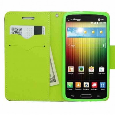 Flip Cover for LG Lucid 2 VS870 - Green