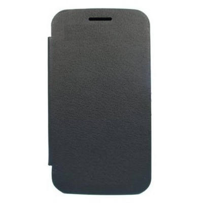 Flip Cover for Micromax A100 - Black