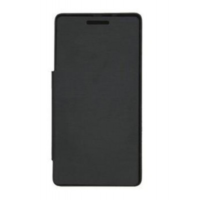 Flip Cover for Micromax A102 Canvas Doodle 3 - Black