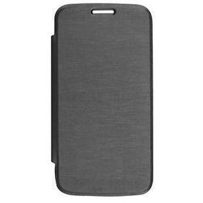 Flip Cover for Micromax A105 Canvas Entice - Grey