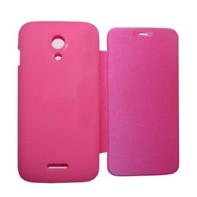 Flip Cover for Micromax A114 Canvas 2.3 - Pink