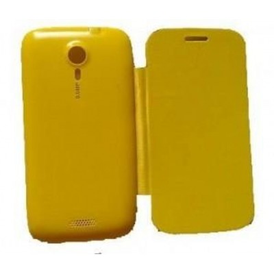 Flip Cover for Micromax A116 Canvas HD - Yellow