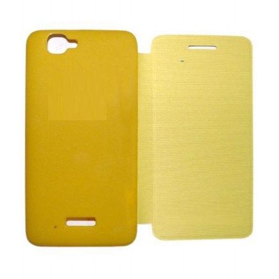 Flip Cover for Micromax A120 Canvas 2 Colors - Yellow