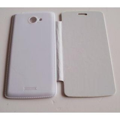 Flip Cover for Micromax A121 Canvas Elanza 3 - White