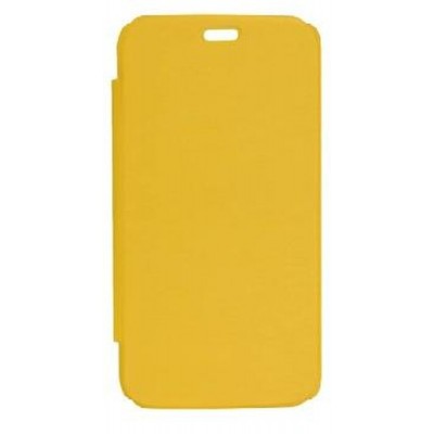 Flip Cover for Micromax A63 Canvas Fun - Yellow