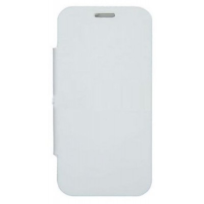 Flip Cover for Micromax A65 Bolt - White