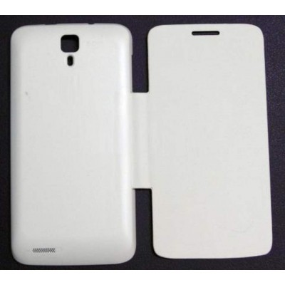 Flip Cover for Micromax A77 Canvas Juice - White