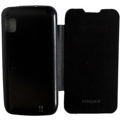 Flip Cover for Micromax A87 Ninja 4.0 - Black