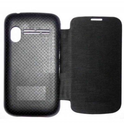 Flip Cover for Micromax Bolt A27 - Black