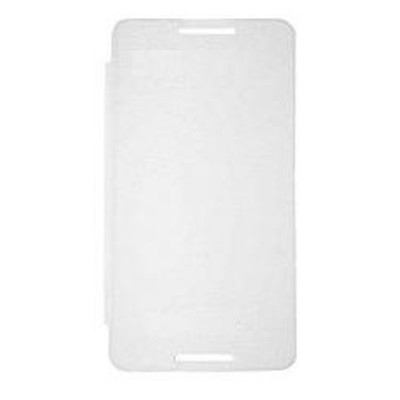 Flip Cover For Micromax A104 Canvas Fire 2 White By - Maxbhi Com