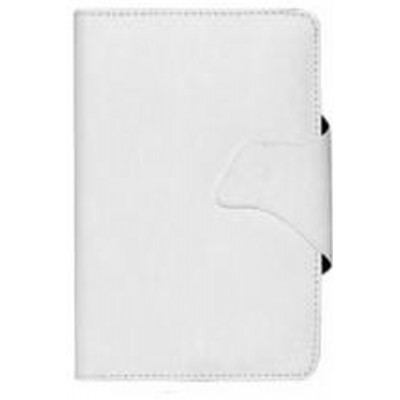 Flip Cover for Micromax Canvas Tab P650 - White