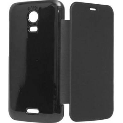 Flip Cover for Micromax Canvas Turbo Mini - Black