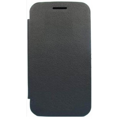 Flip Cover for Micromax Superfone Punk A44 - Black