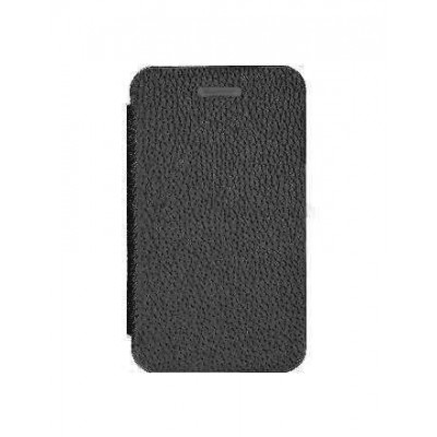 Flip Cover For Micromax A120 Canvas 2 Colors Black By - Maxbhi Com