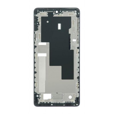 Lcd Frame Middle Chassis For Motorola Edge 30 Pro Black By - Maxbhi Com