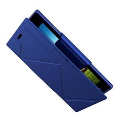 Flip Cover for Micromax A075 - Blue