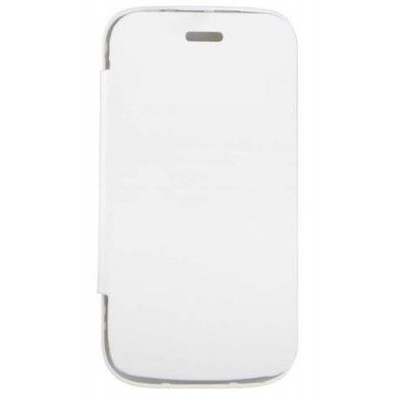 Flip Cover for Micromax A30 Smarty 3.0 - White