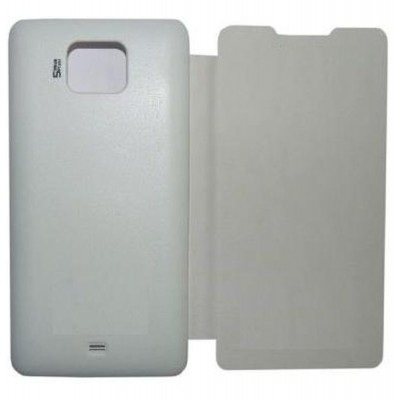Flip Cover for Micromax A91 Ninja - White