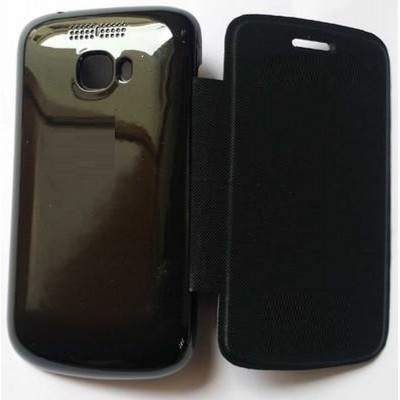 Flip Cover for Micromax Bolt A064 - Black