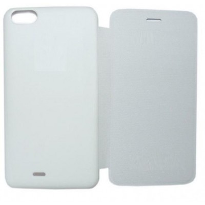 Flip Cover for Micromax Bolt A069 - White