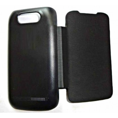 Flip Cover for Micromax Bolt A28 - Black