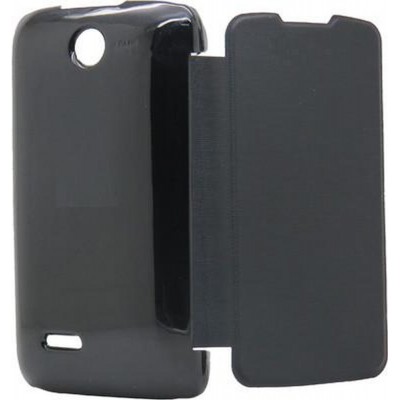 Flip Cover for Micromax Bolt A37B - Black