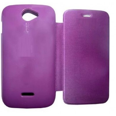 Flip Cover for Micromax Bolt A47 - Purple