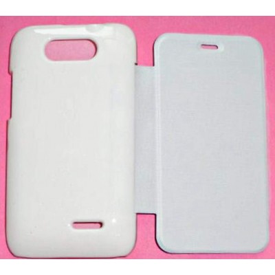 Flip Cover for Micromax Bolt A59 - White