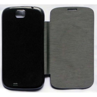 Flip Cover for Micromax Bolt A71 - Black