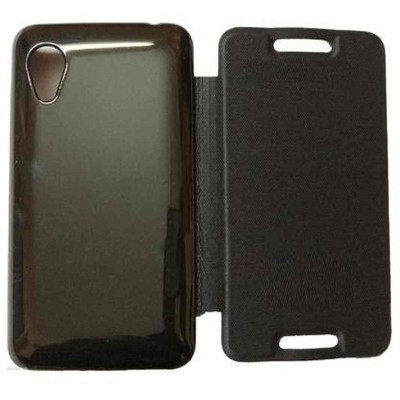 Flip Cover for Micromax Bolt AD3520 - Black