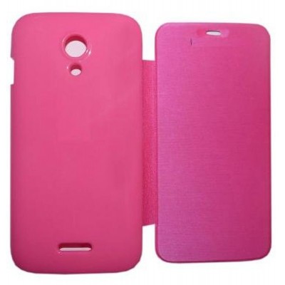 Flip Cover for Micromax Canvas 2.2 A114 - Pink