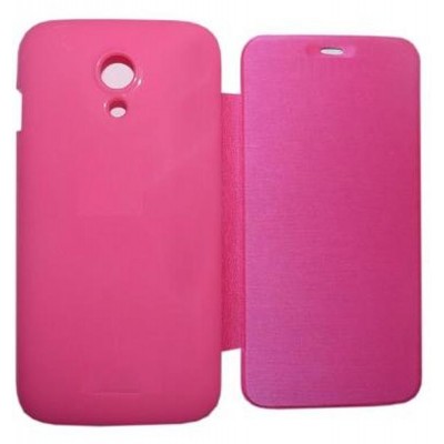 Flip Cover for Micromax Canvas Power - Pink