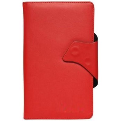 Flip Cover for Micromax Funbook P256 - Red
